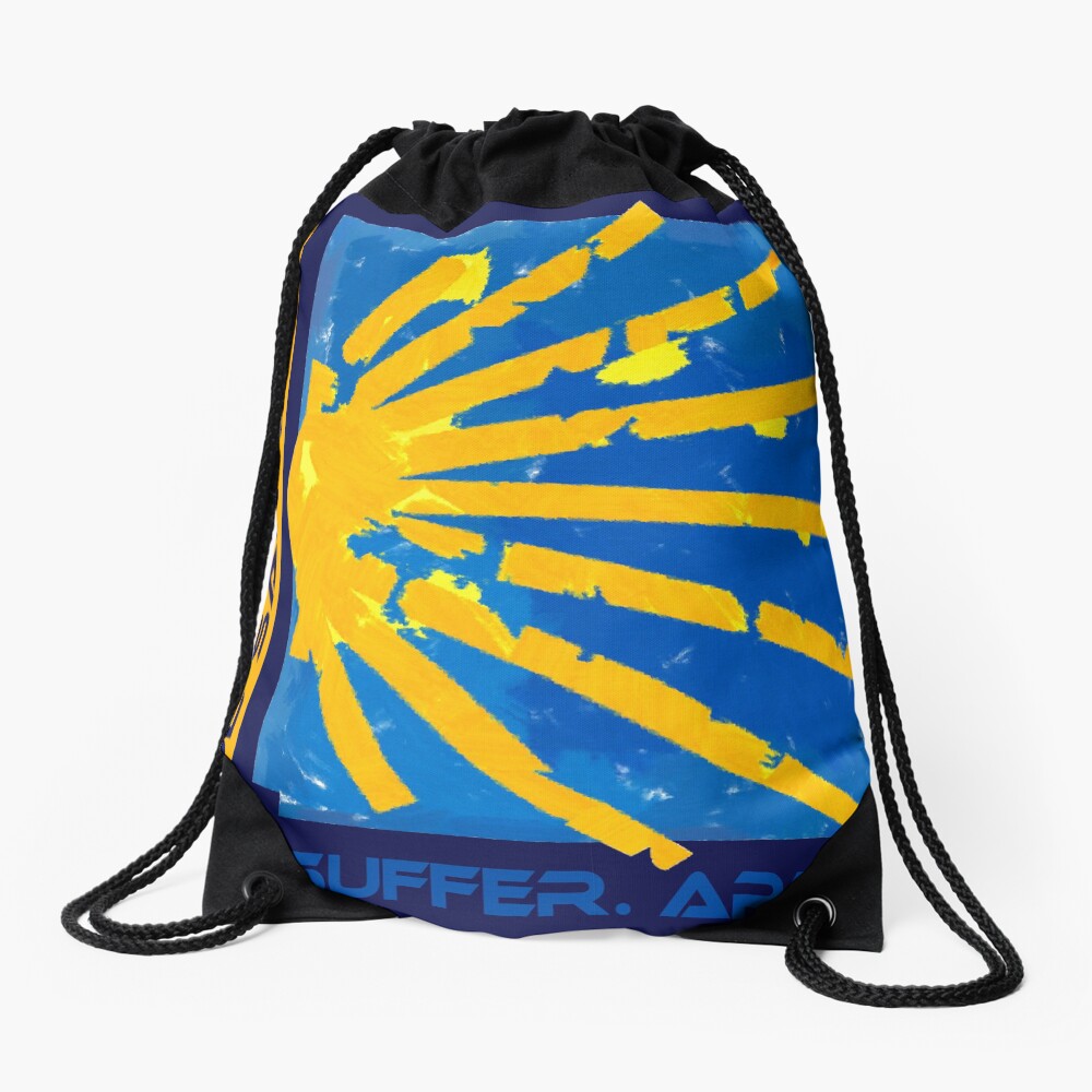 Camino de Santiago. Jakobsweg. Hiking Logo. Turnbeutel