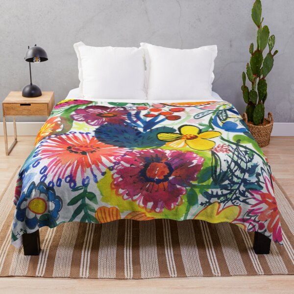 Item preview, happy floral pattern designed and sold by kosarandrea.