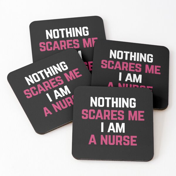 Item preview, Nothing Scares Me I Am a Nurse designed and sold by Albatrozz.