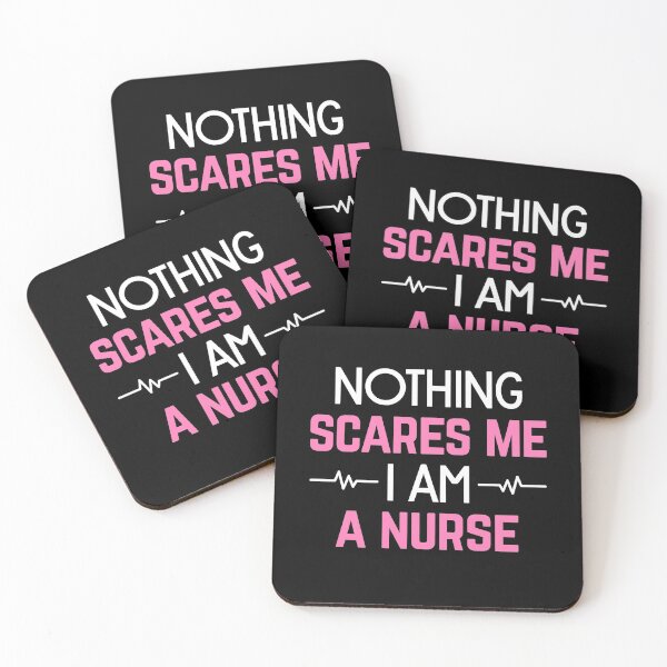 Item preview, Nothing Scares Me I Am a Nurse designed and sold by Albatrozz.