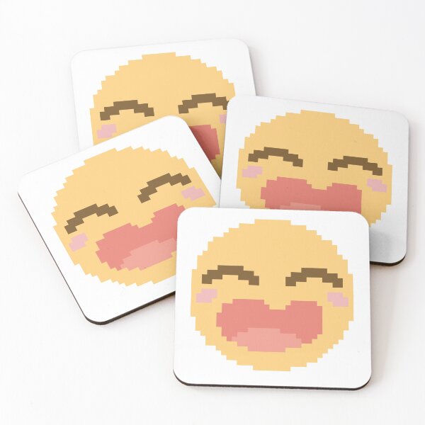 Item preview, Cute Pixel Art Adorable Blush Face designed and sold by MM-Pink.
