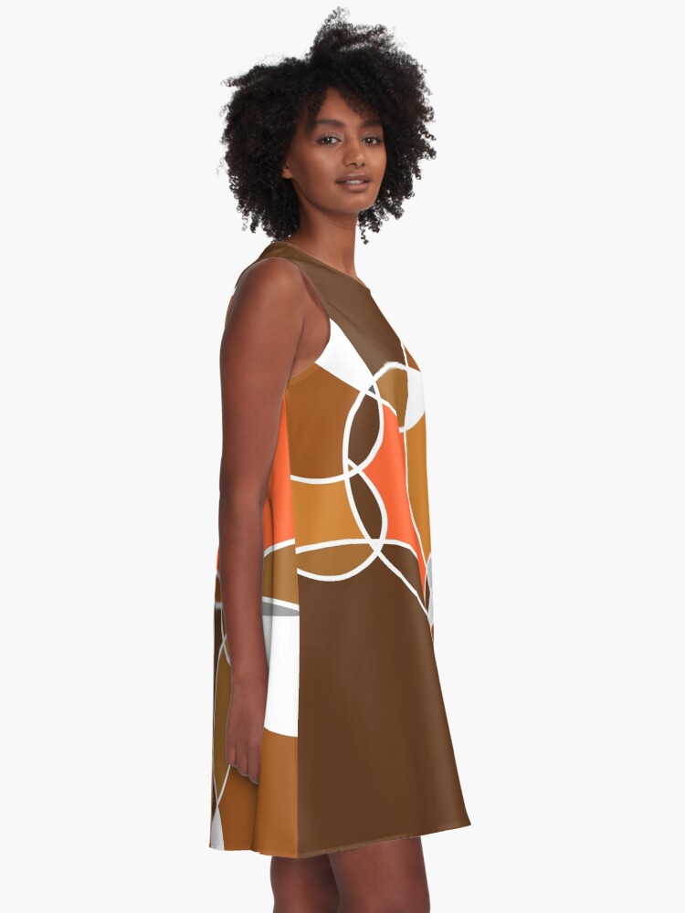 Thumbnail 2 of 4, A-Line Dress, Points of intersection designed and sold by osearts.