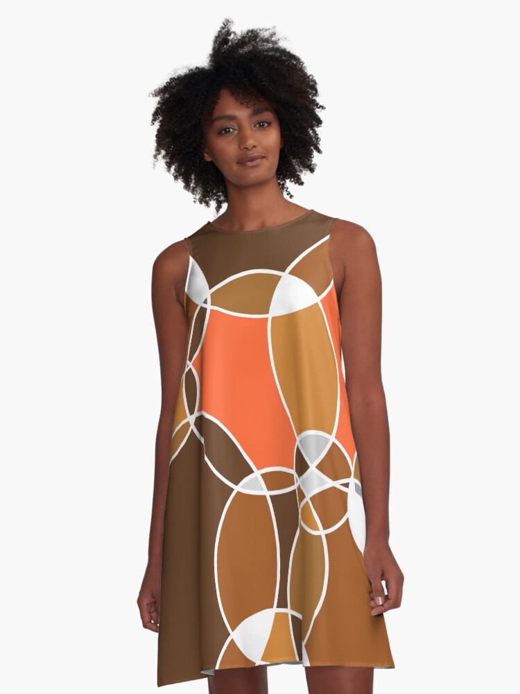 Thumbnail 1 of 4, A-Line Dress, Points of intersection designed and sold by osearts.