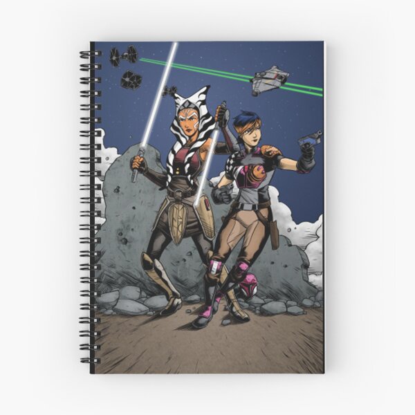 Aperçu de l'œuvre Ahsoka et Sabine créée et vendue par Christinedecler.