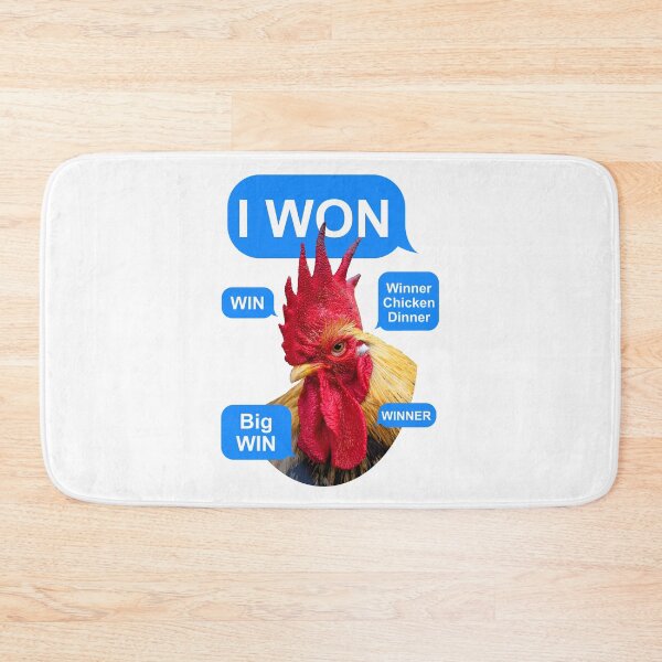 Item preview, I Won, Big Win Chicken designed and sold by RamiBeans.