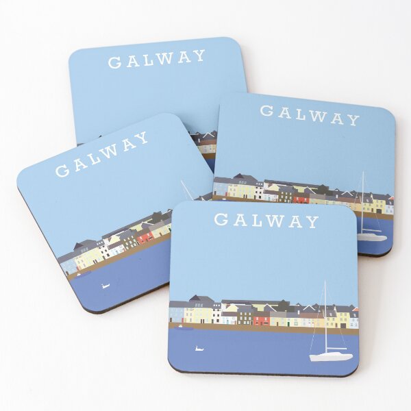 Item preview, Illustration of Galway Bay (Ireland) designed and sold by IrishItalianGuy.