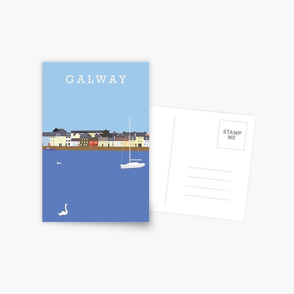 Item preview, Illustration of Galway Bay (Ireland) designed and sold by IrishItalianGuy.