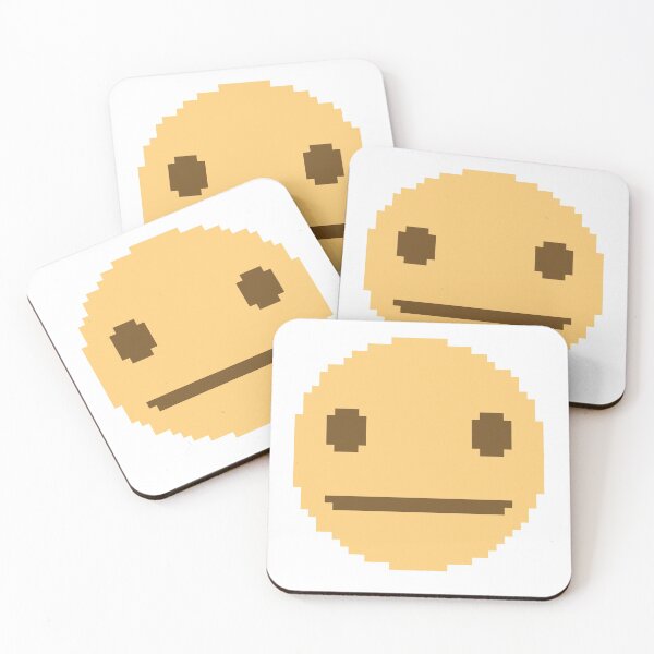 Item preview, Cute Pixel Art Straight Face designed and sold by MM-Pink.