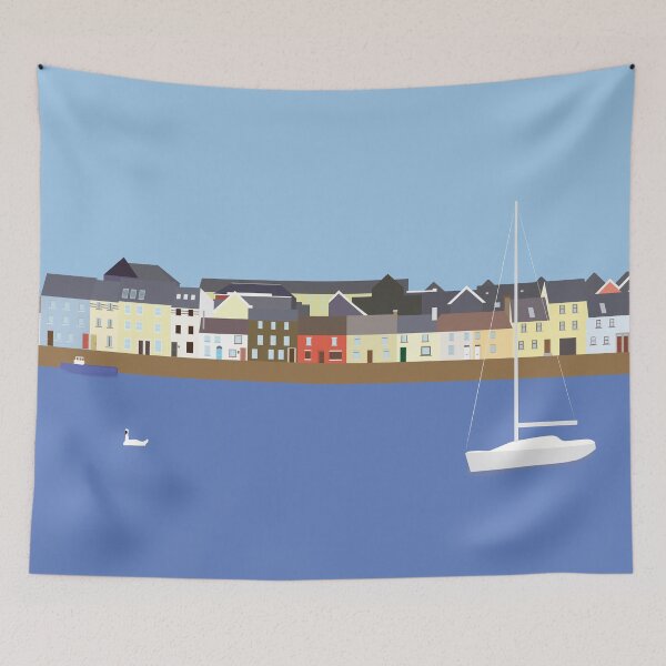 Item preview, Illustration of Galway Bay (Ireland) designed and sold by IrishItalianGuy.