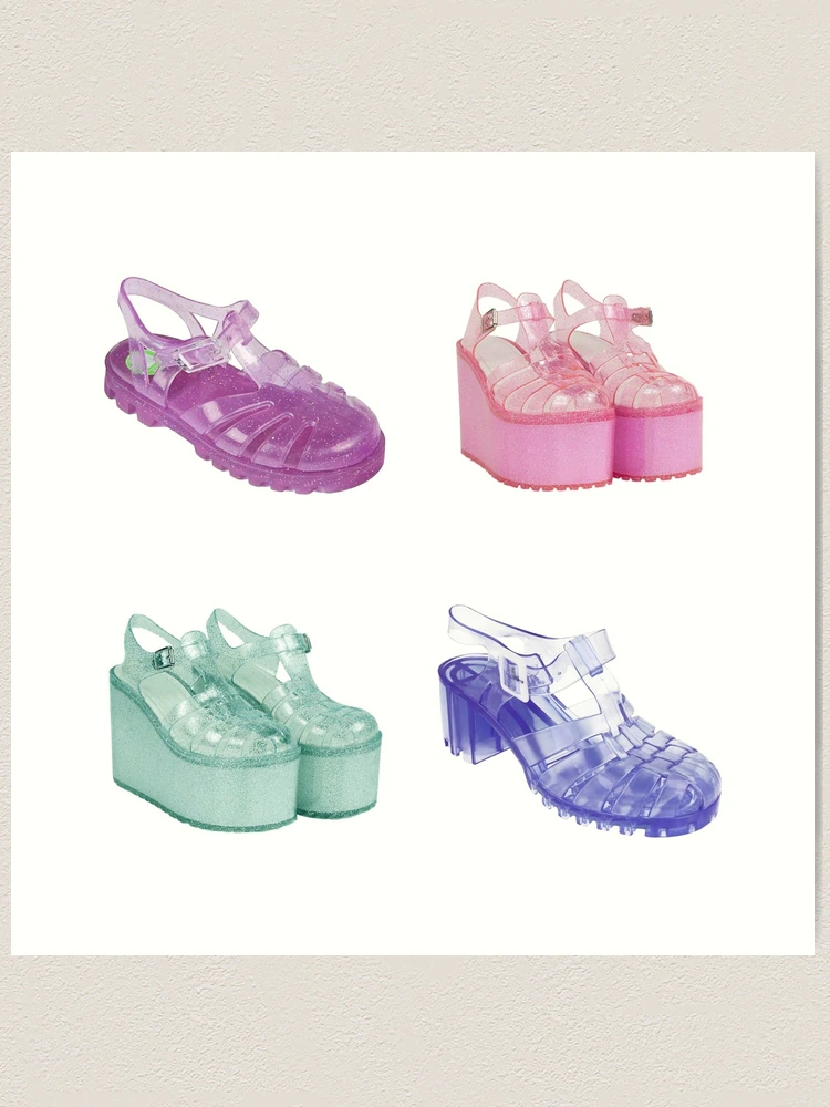 The jelly shoes 80s & 90s fad: Bright colors were more important than  comfort - Click Americana | Jelly shoes outfit, Jelly shoes, Latest shoe  trends