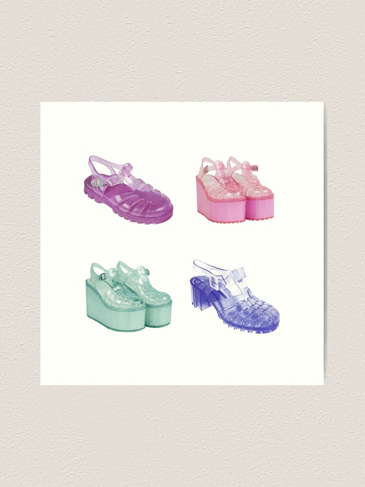 Y2K 00S 90s Plastic Jelly Sandals