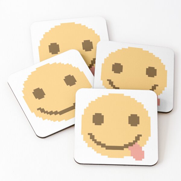 Item preview, Cute Pixel Art Tongue Out Smiley Face designed and sold by MM-Pink.