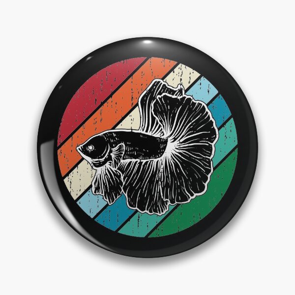 Item preview, Retro Vintage Betta Fish designed and sold by jcorres.