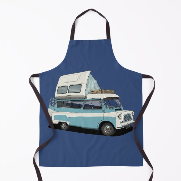 Item preview, Bedford Camper Van in blue designed and sold by candc-retro.