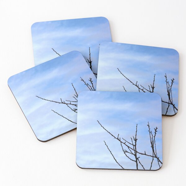 Item preview, Bare tree branches against blue skies designed and sold by chihuahuashower.