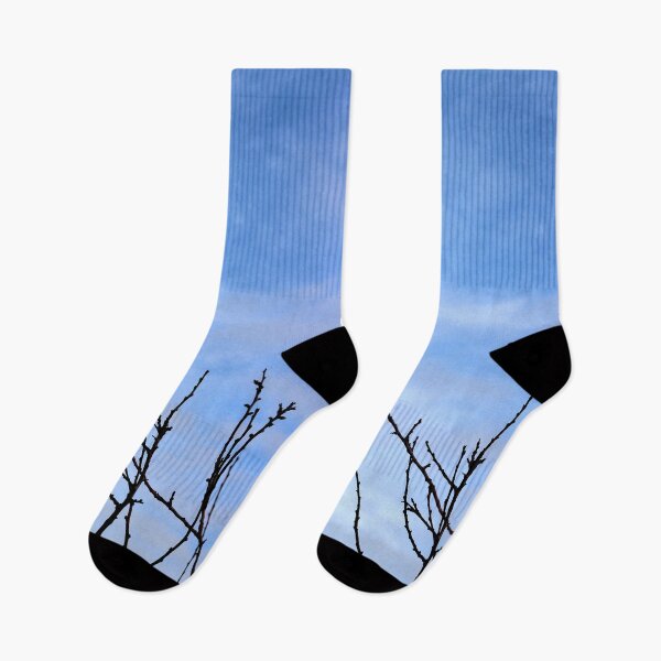 Item preview, Bare tree branches against blue skies designed and sold by chihuahuashower.