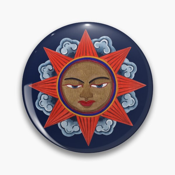 Item preview, TIBETAN SUN MASK designed and sold by BEATRIZ ABAITUA.