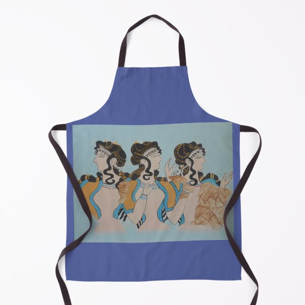 Item preview, Minoan Ladies, Acrylic Painting inspired by ancient fresco, photo here designed and sold by GKstudio.