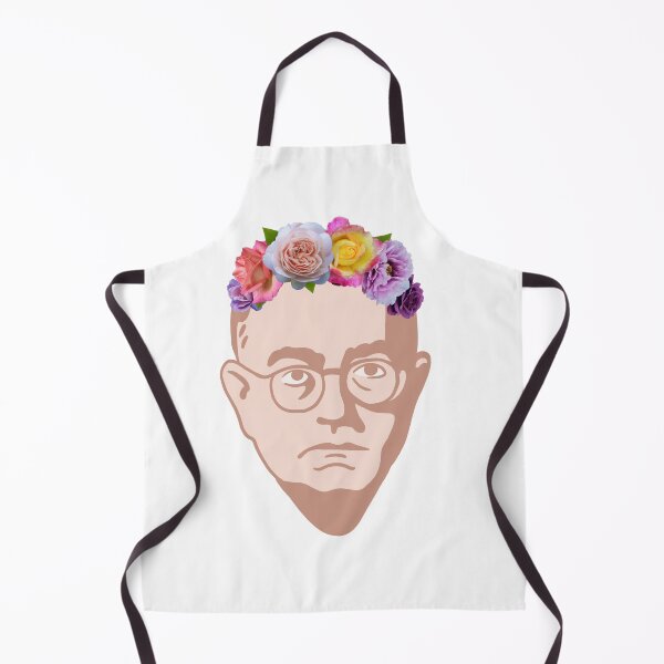 Item preview, Theodor Adorno (German Philosopher) - Philosophy Portrait With Flower Crown designed and sold by isstgeschichte.