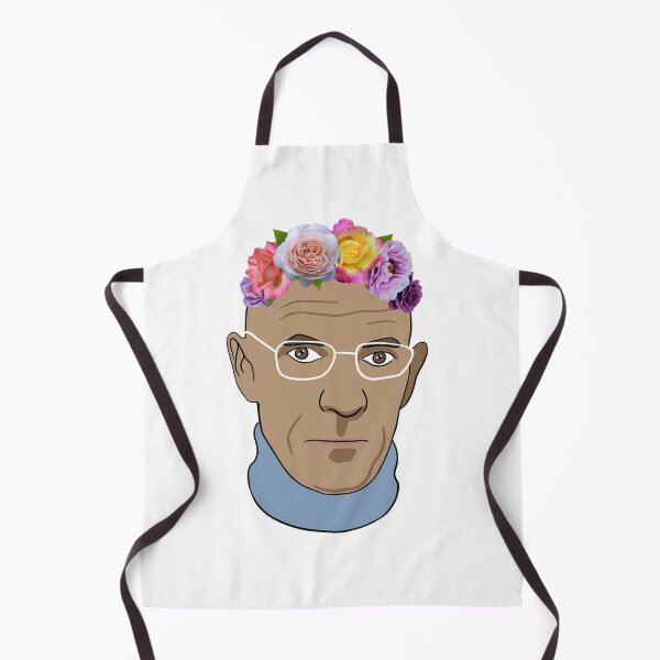 Item preview, Michel Foucault - Portrait With Flower Crown designed and sold by isstgeschichte.