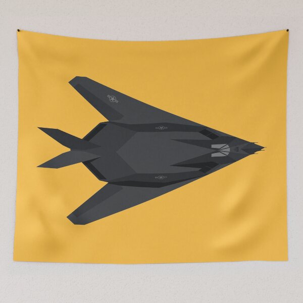 Item preview, F-117 Stealth Jet Aircraft - Yellow designed and sold by VoodooCircus.
