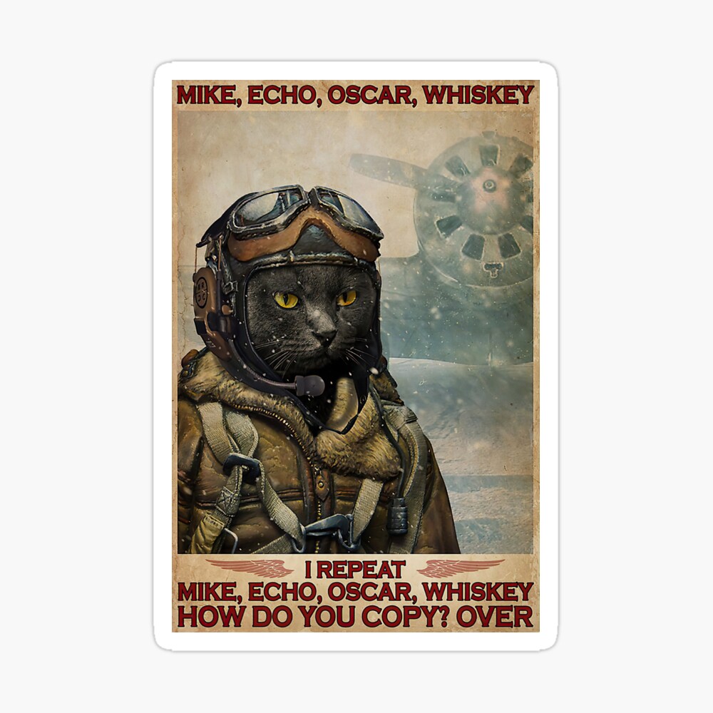 mike echo oscar whiskey cat shirt