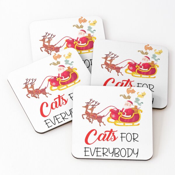 Item preview, Cats For Everybody Christmas Cute Cat Lover Ugly Sweater T-Shirt designed and sold by GoldenDov.