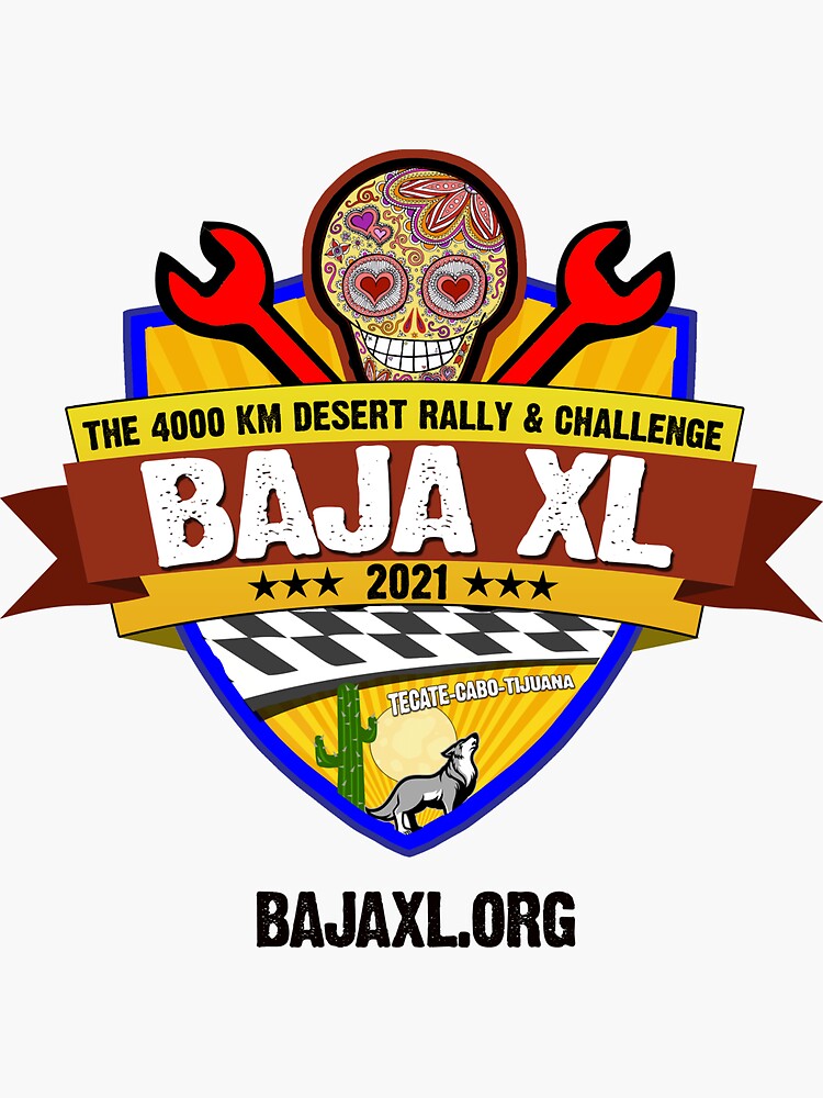 "BAJA XL 2021 Official Merchandise" Sticker by theninja Redbubble