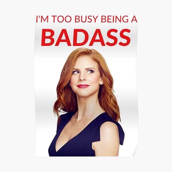Anzüge Donna Paulsen 'Badass' Merch Poster