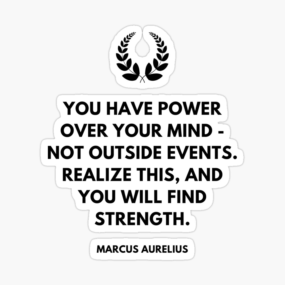 Marcus Aurelius Quote on Inner Strength" Photographic Print for Sale by  EverydayStoic | Redbubble