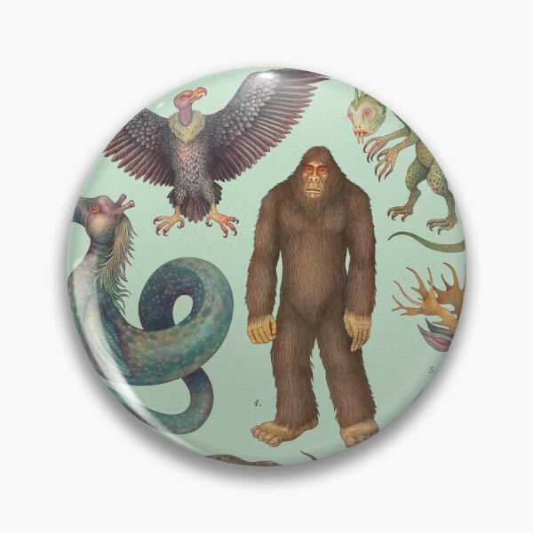 Artikelvorschau, Kryptiden Amerikas, Arten der Kryptozoologie entworfen und verkauft von Cabinet Of Curiosities by Vlad.