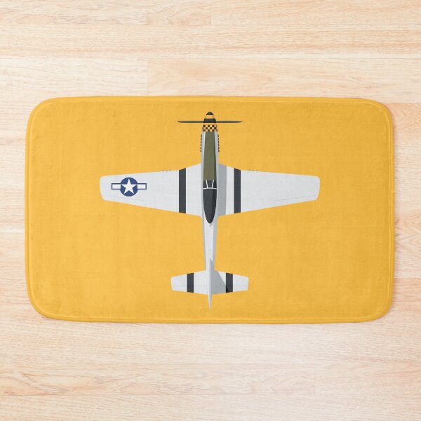 Item preview, P-51 Fighter Aircraft - Yellow designed and sold by VoodooCircus.