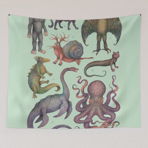 Item preview, Cryptids of Europe, Cryptozoology species designed and sold by Cabinet Of Curiosities by Vlad.