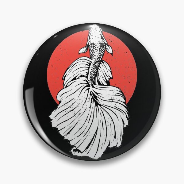 Item preview, Retro Vintage Betta Fish designed and sold by jcorres.