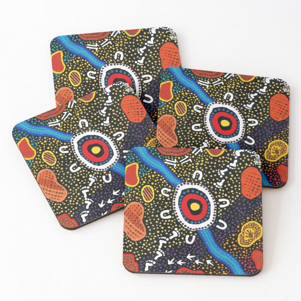 Item preview, Meeting Place at the Waterhole designed and sold by MickAndoDesigns.