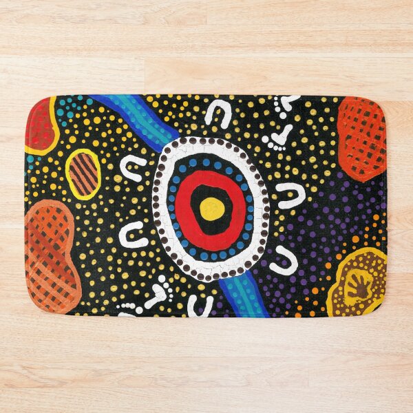Item preview, Meeting Place at the Waterhole designed and sold by MickAndoDesigns.