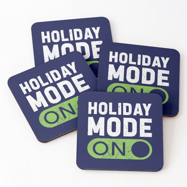Item preview, Holiday Mode On! (Distressed Effect)  designed and sold by HeraAndKosmos.