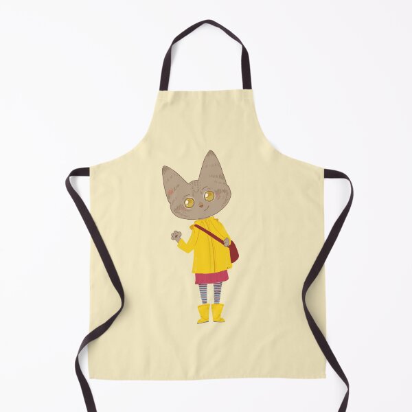 Item preview, Yellow raincoat cat designed and sold by bitingnclawing.