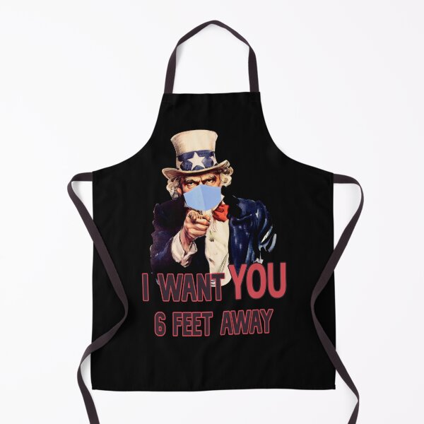 Item preview, Uncle Sam, I want you 6 ft away designed and sold by Jamboprints.