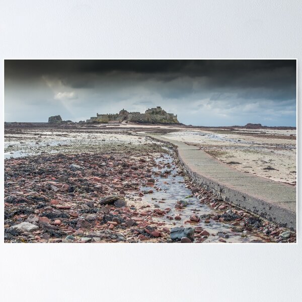 Item preview, Red pebbles at Elizabeth Castle Jersey designed and sold by Barno123.