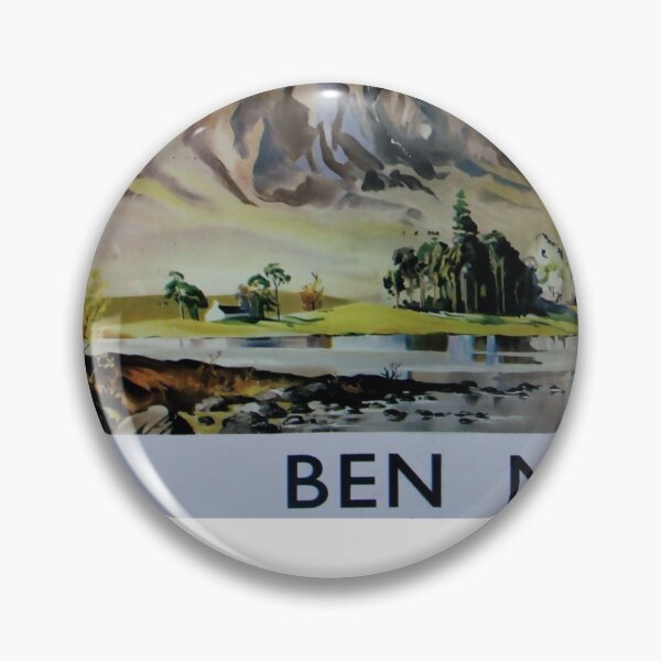 Item preview, retro classic Ben Nevis poster designed and sold by CorasPosters.
