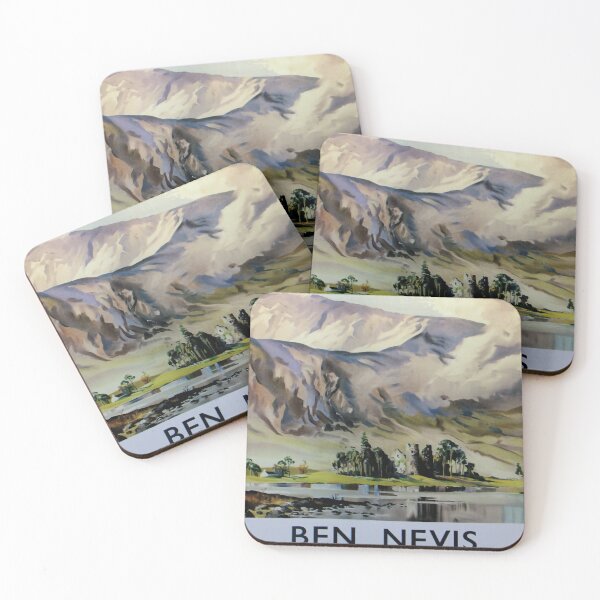 Item preview, retro classic Ben Nevis poster designed and sold by CorasPosters.