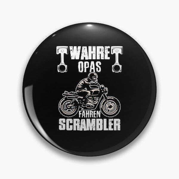 Item preview, Scrambler oldschool grandpa gift idea motorcycle designed and sold by Nessshirts.