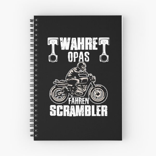 Item preview, Scrambler oldschool grandpa gift idea motorcycle designed and sold by Nessshirts.