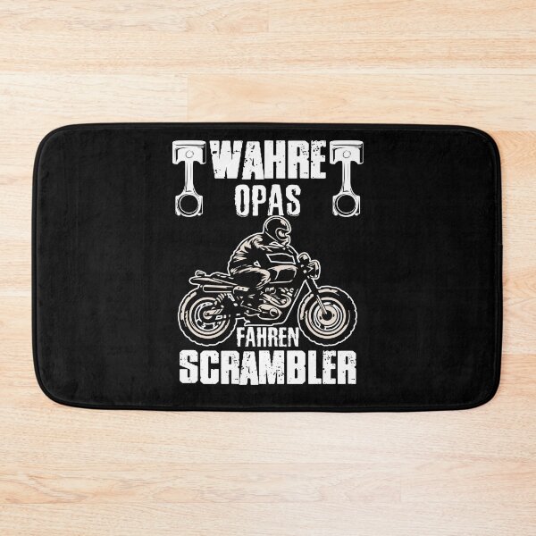Item preview, Scrambler oldschool grandpa gift idea motorcycle designed and sold by Nessshirts.