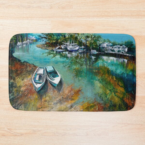 Item preview, Low tide, Wynnum Creek designed and sold by De Gillett Cox.