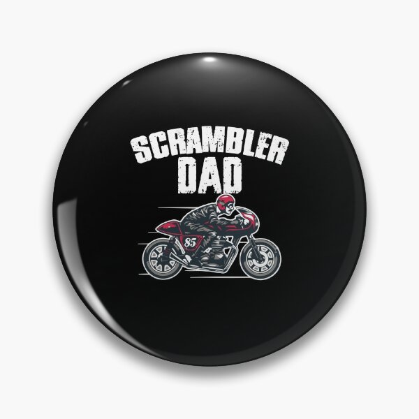 Item preview, Father's Day Gift Motorcycle Scrambler Bike designed and sold by Nessshirts.