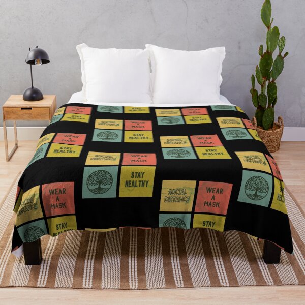 Item preview, Social Distance, wear a mask & stay healthy designed and sold by Jamboprints.