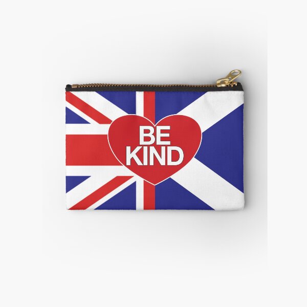 Item preview,  'Be Kind' in Heart (Union + Scotland Flag - V5) designed and sold by Sarb Singh.