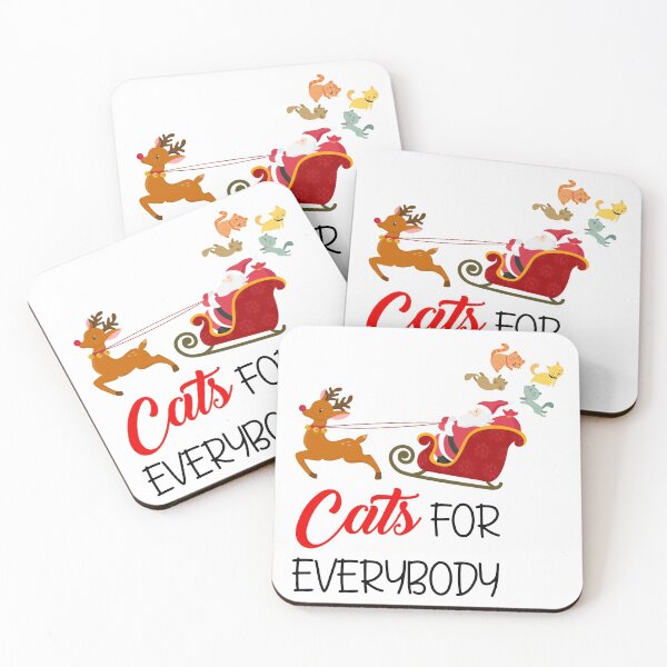 Item preview, Cats For Everybody Christmas Cute Cat Lover Ugly Sweater T-Shirt designed and sold by GoldenDov.